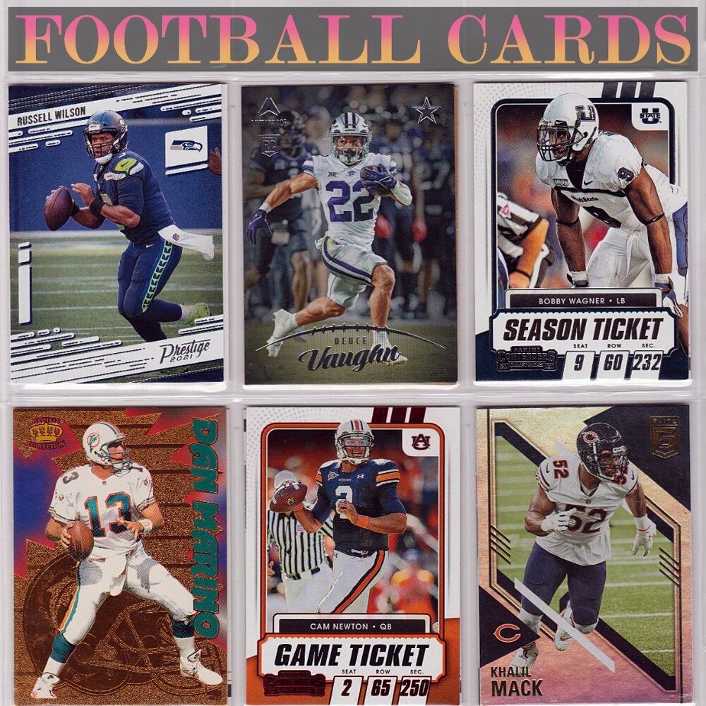 Football Cards Set Pack Box Lot 150